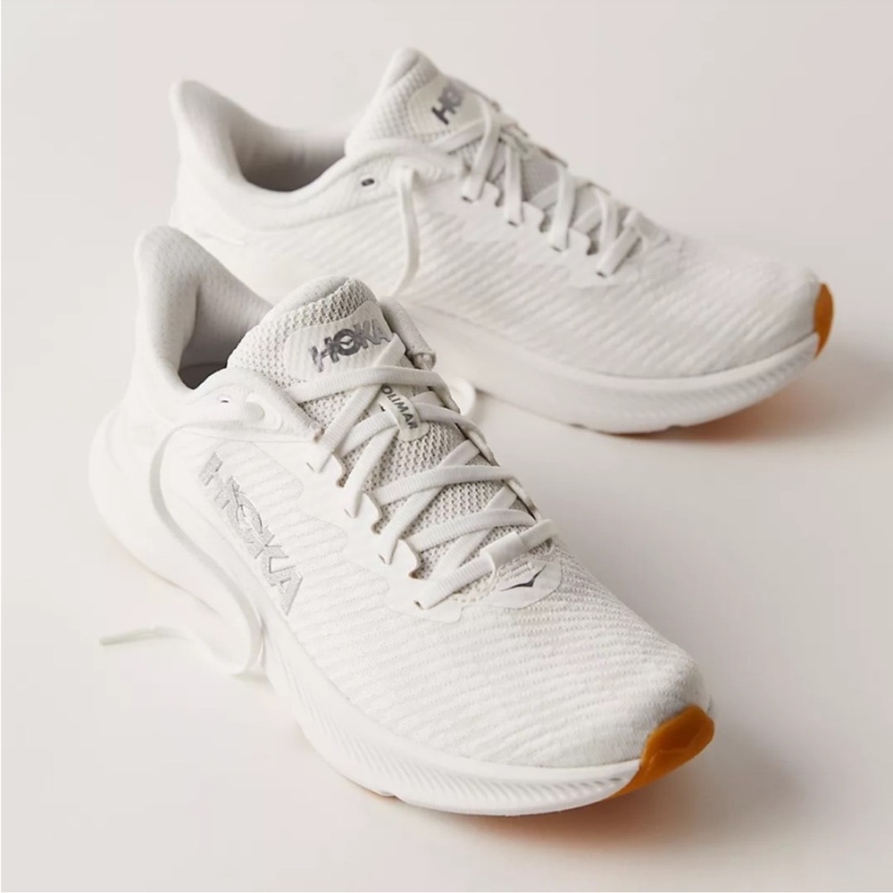 Hoka Solimar White Running Shoes Sneakers sz 8 Price Firm!